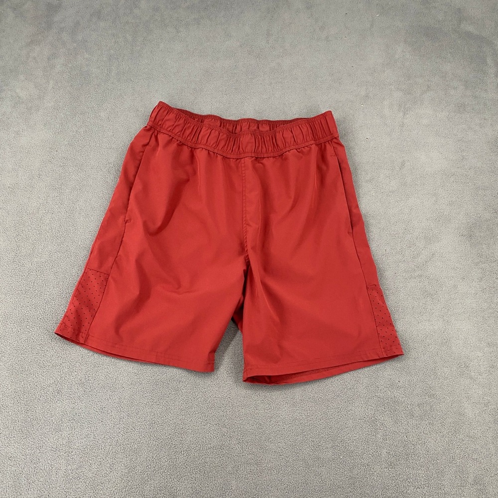 Balance Collection Mens Red Athletic Workout Gym Shorts Size Medium